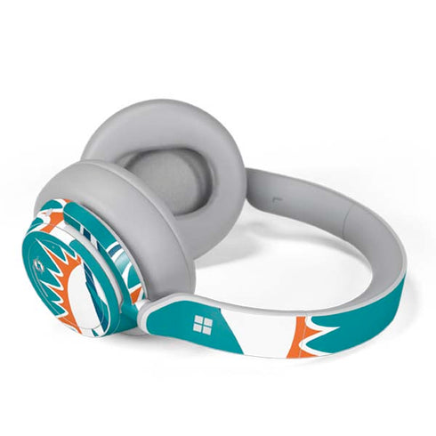 NFL Miami Dolphins Large Logo Surface Headphones Skin
